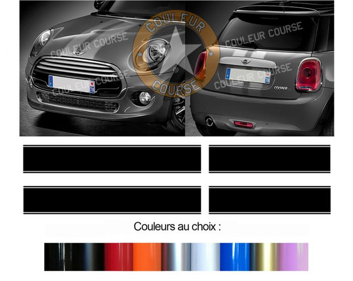 Sticker BANDES MINI COOPER MARYLEBONE : Couleur Course