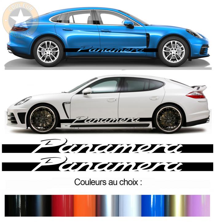 Sticker BANDES PORSCHE PANAMERA : Couleur Course