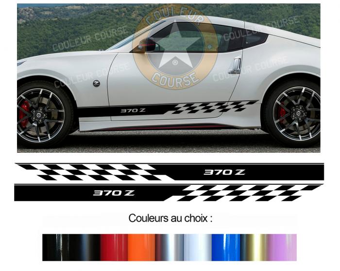 Sticker BANDES NISSAN 370 Z : Couleur Course