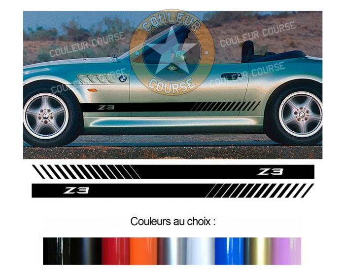 Sticker BANDES BMW Z3 : Couleur Course