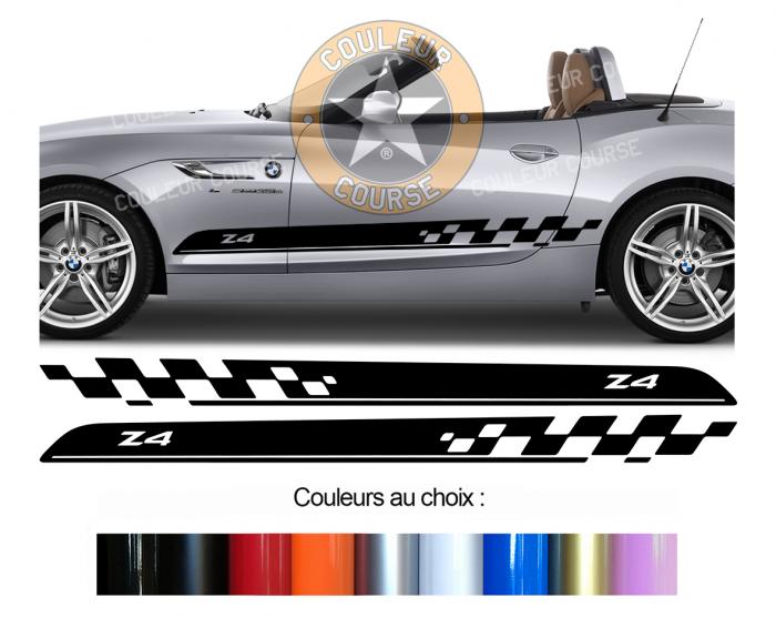 Sticker BANDES BMW Z4 : Couleur Course