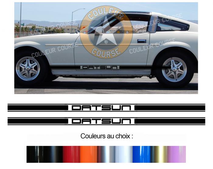 Sticker BANDES DATSUN 240 260 280 Z ZX : Couleur Course