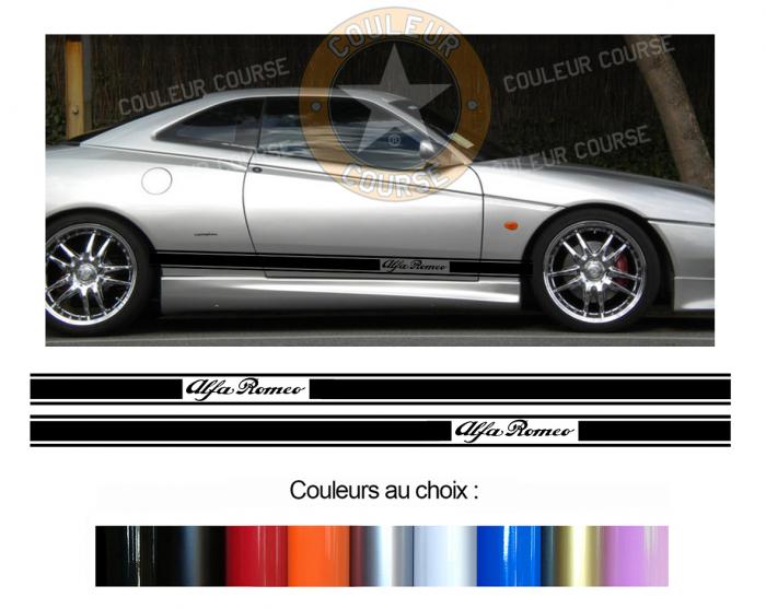 Sticker BANDES ALFA ROMEO GTV : Couleur Course