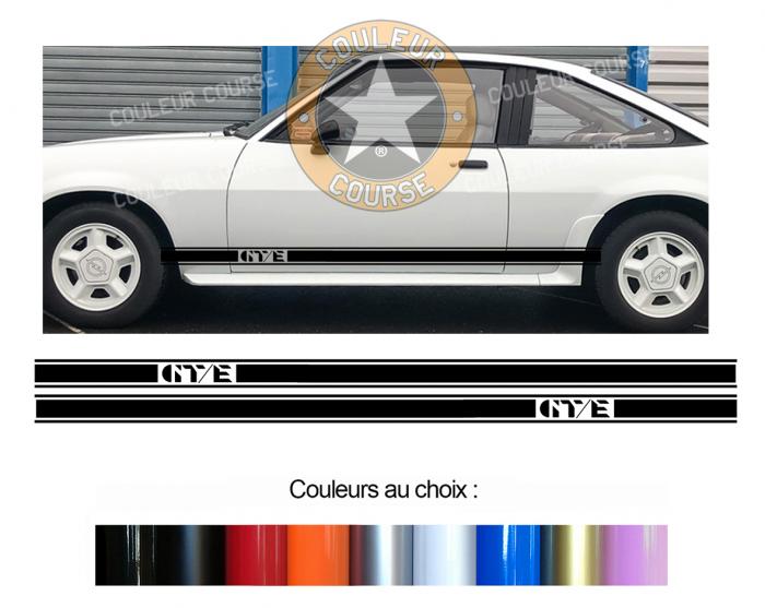 Sticker BANDES OPEL MANTA GTE : Couleur Course