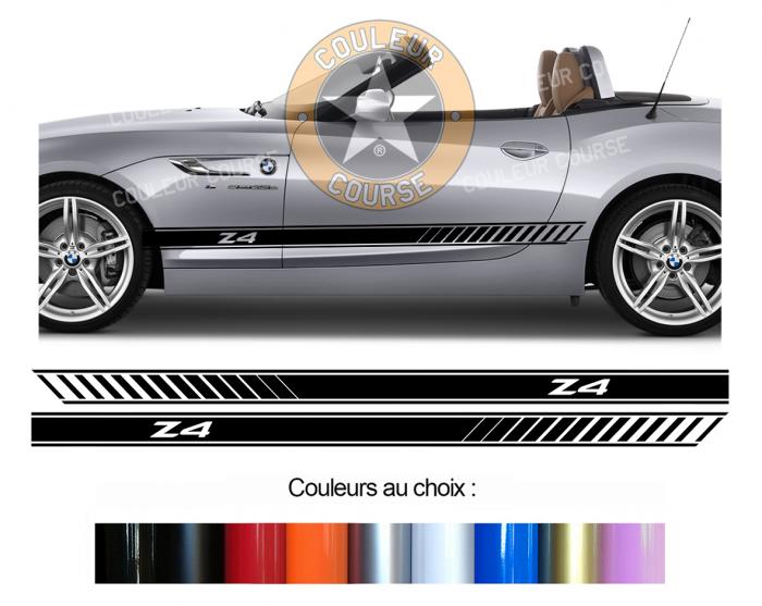 Sticker BANDES BMW Z4 : Couleur Course