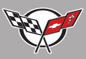 Sticker CORVETTE CHEVROLET : Couleur Course