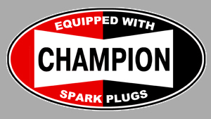 Sticker CHAMPION : Couleur Course