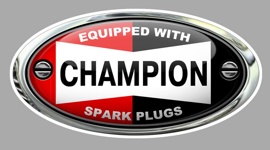 Sticker CHAMPION CA190 : Couleur Course