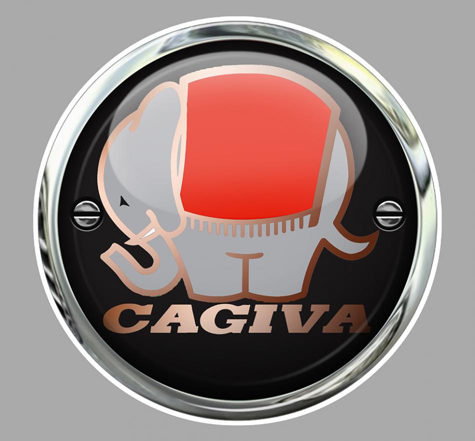 Sticker CAGIVA : Couleur Course