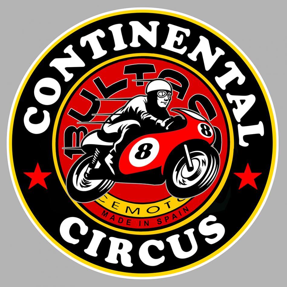 Sticker CONTINENTAL CIRCUS BULTACO : Couleur Course