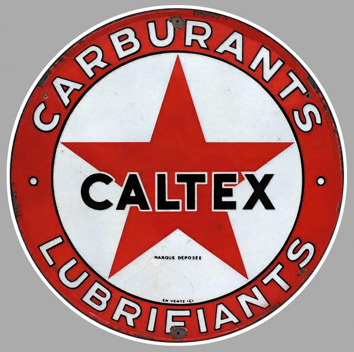 Sticker CALTEX : Couleur Course