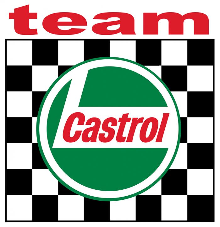 Sticker CASTROL  : Couleur Course