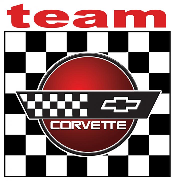 Sticker CORVETTE CHEVROLET : Couleur Course