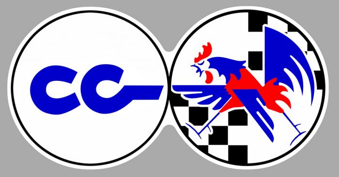 Sticker SIMCA CG : Couleur Course