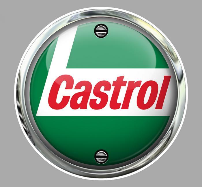 Sticker CASTROL  : Couleur Course