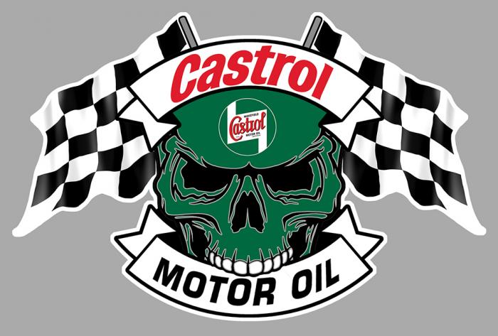 Sticker CASTROL : Couleur Course