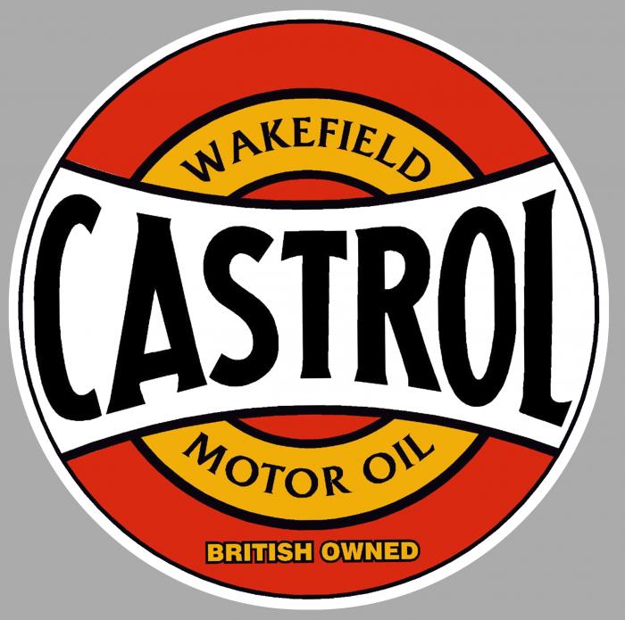 Sticker CASTROL  : Couleur Course