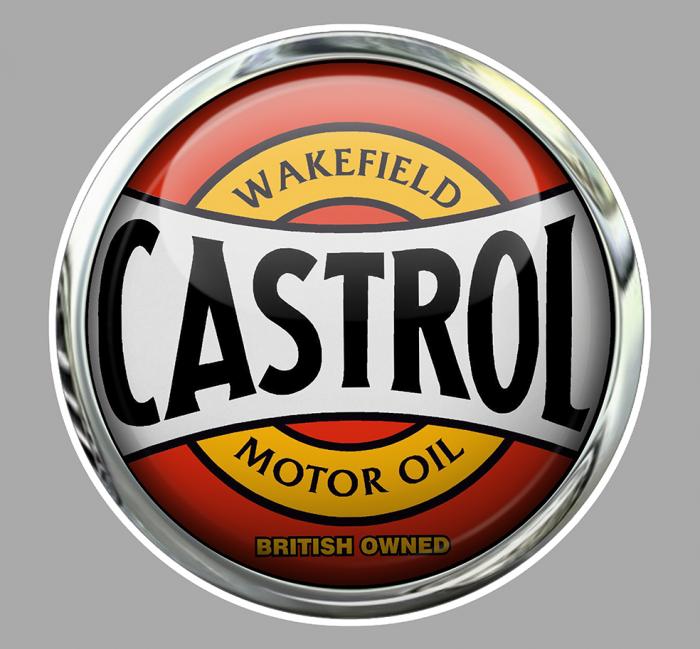 Sticker CASTROL  : Couleur Course