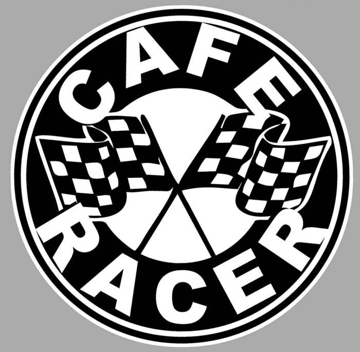 Sticker CAFE RACER : Couleur Course