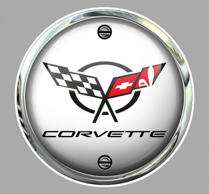 Sticker CORVETTE CHEVROLET : Couleur Course