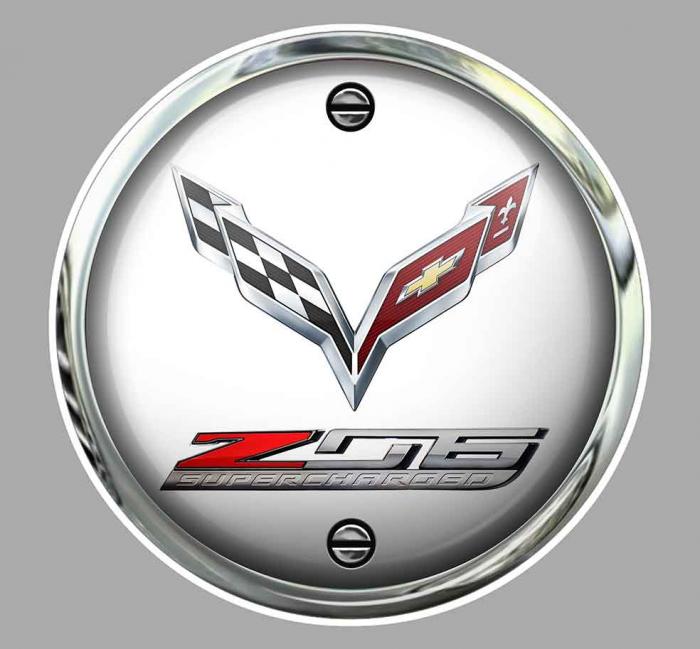 Sticker CORVETTE CHEVROLET : Couleur Course