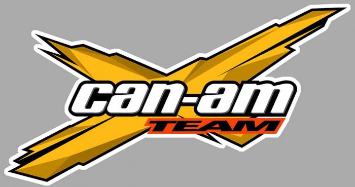 Sticker CANAM TEAM : Couleur Course