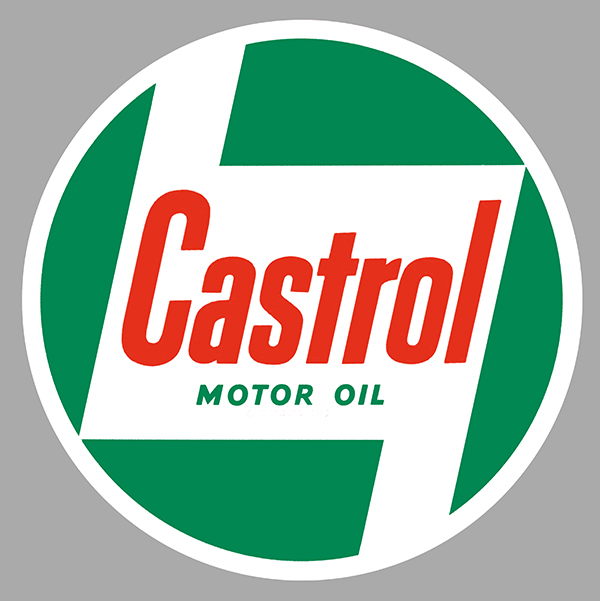 Sticker CASTROL  : Couleur Course