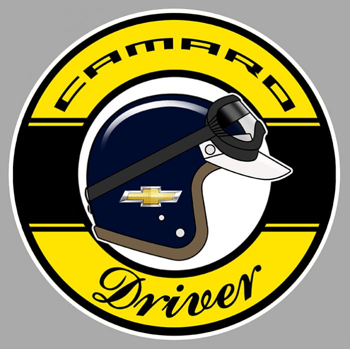 Sticker CHEVROLET CAMARO DRIVER : Couleur Course