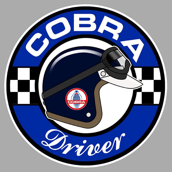 Sticker COBRA SHELBY FORD DRIVER : Couleur Course