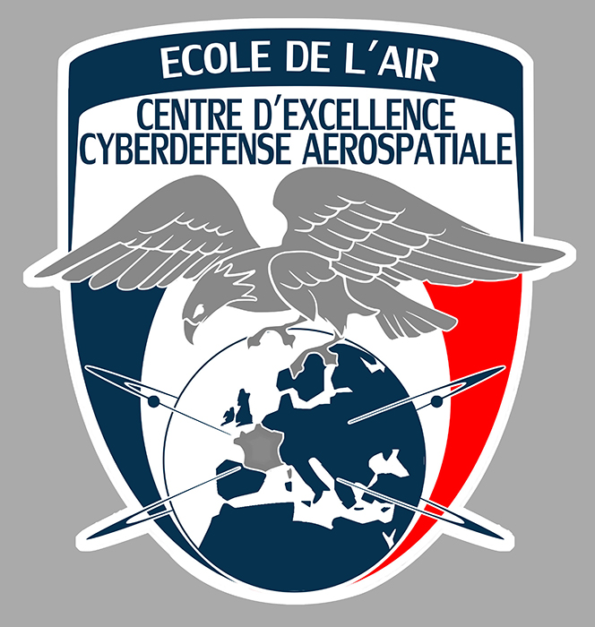 Sticker CYBERDEFENSE AEROSPATIALE : Couleur Course