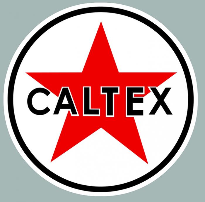 Sticker CALTEX : Couleur Course