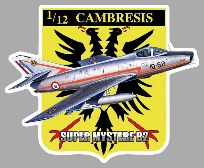 Sticker EC 1/12 CAMBRESIS MYSTERE B2 : Couleur Course