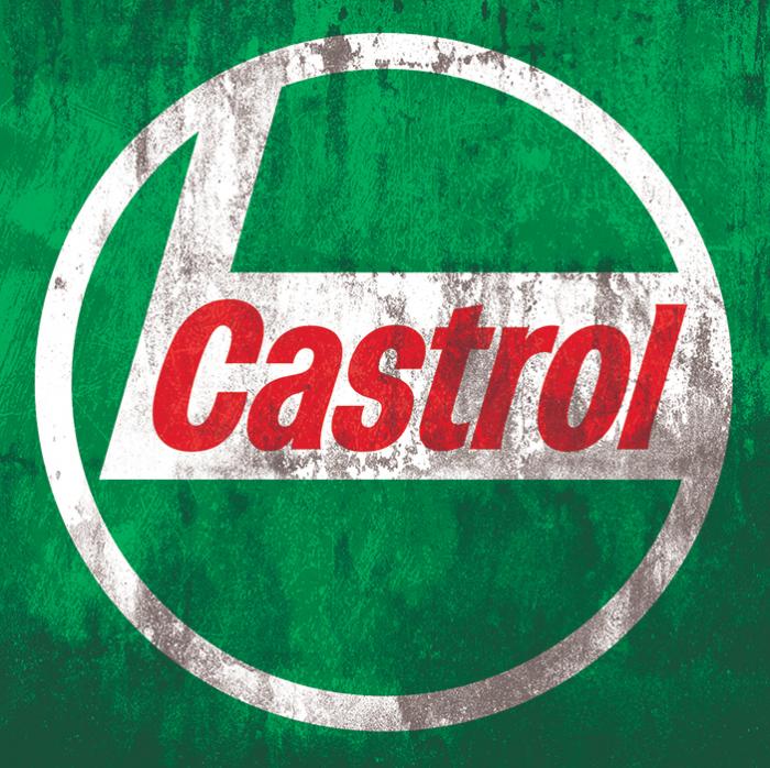 Sticker CASTROL  : Couleur Course