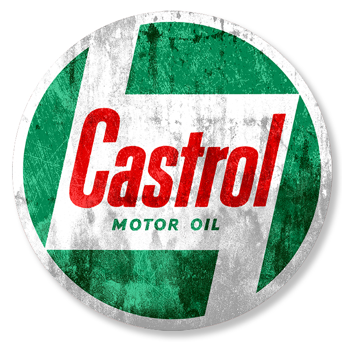 Sticker CASTROL  : Couleur Course