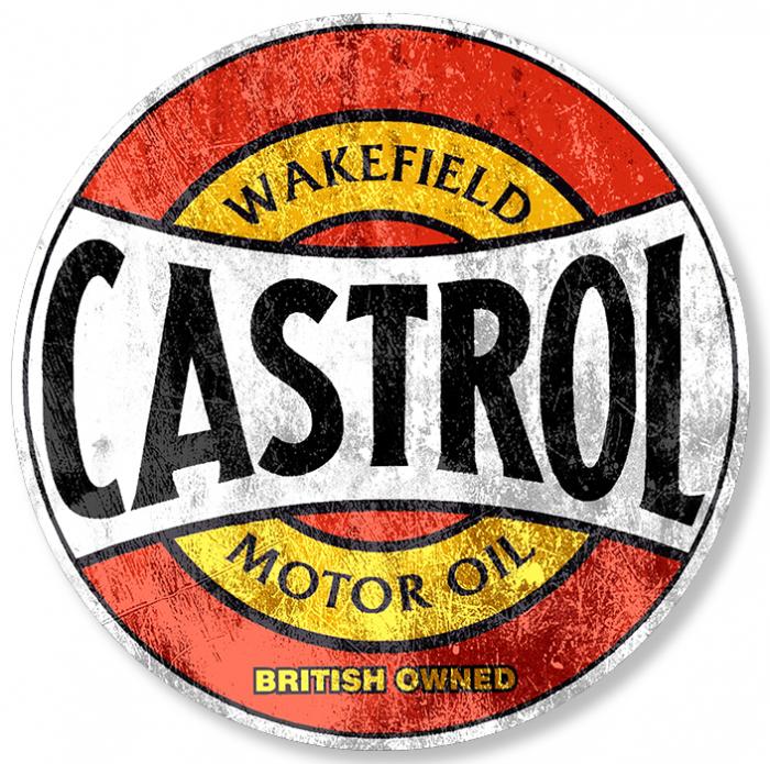 Sticker CASTROL  : Couleur Course