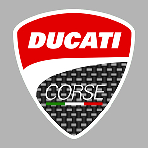 Sticker DUCATI : Couleur Course