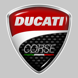 Sticker DUCATI : Couleur Course