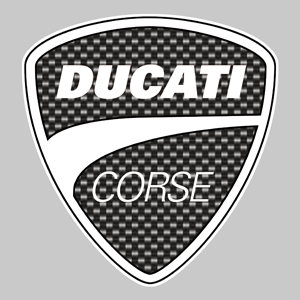 Sticker DUCATI : Couleur Course