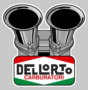 Sticker DELLORTO DA083 : Couleur Course