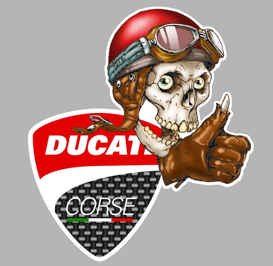 Sticker DUCATI : Couleur Course