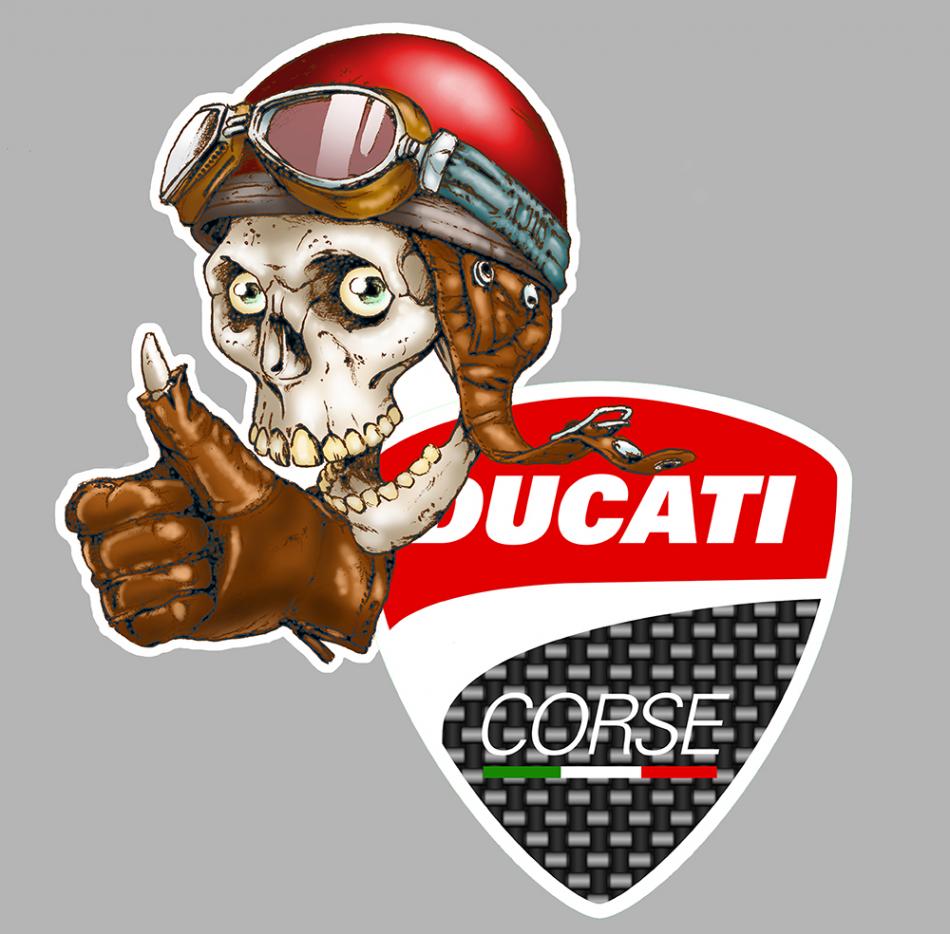 Sticker DUCATI : Couleur Course