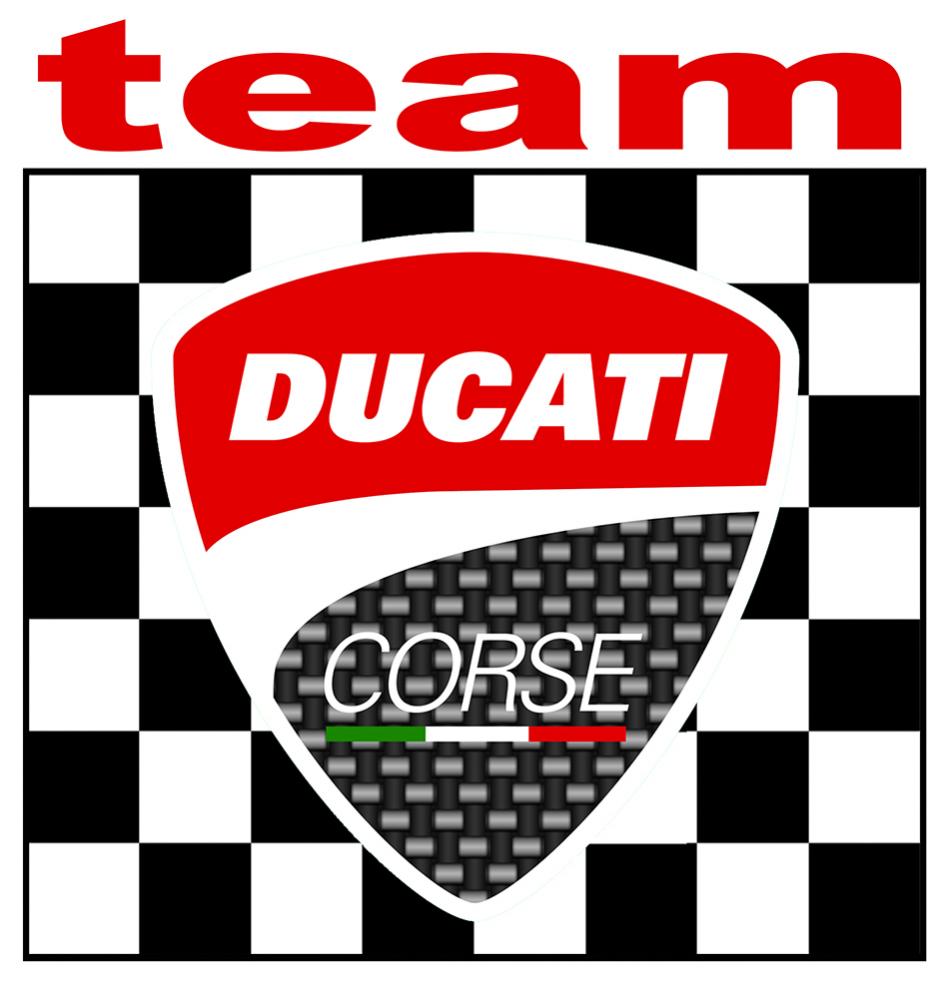 Sticker DUCATI : Couleur Course