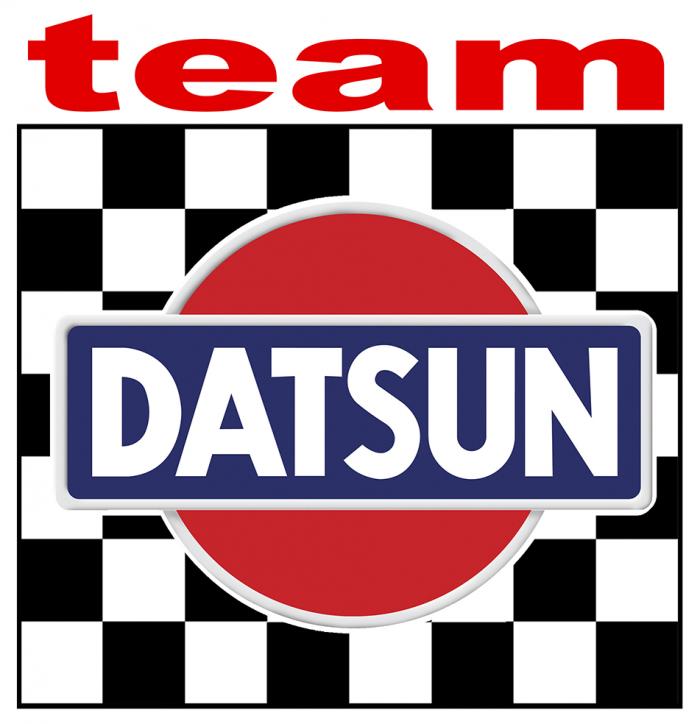 Sticker DATSUN TEAM : Couleur Course