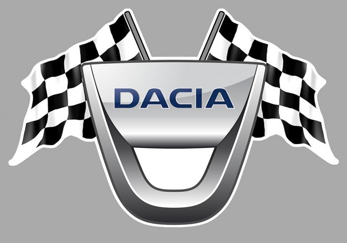 Sticker DUSTER DACIA : Couleur Course