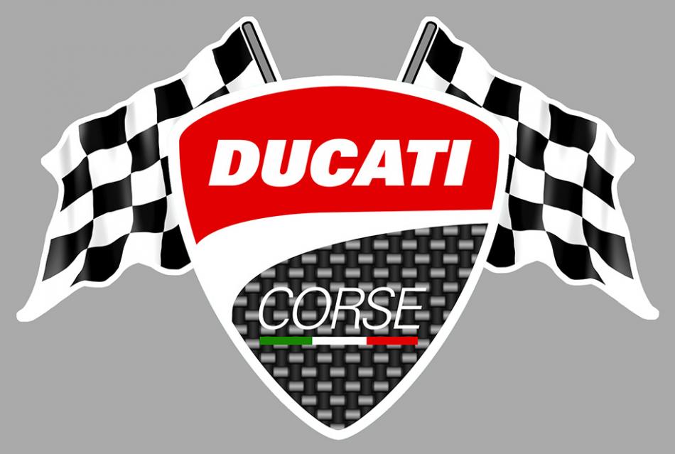 Sticker DUCATI : Couleur Course