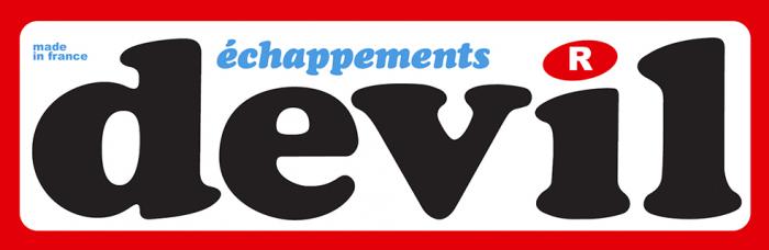 Sticker DEVIL ECHAPPEMENTS : Couleur Course