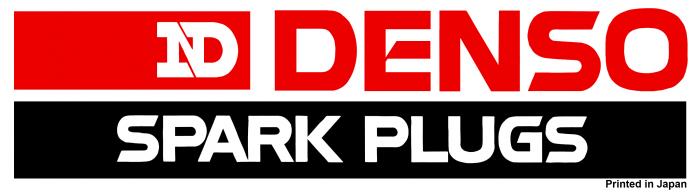 Sticker DENSO SPARK PLUGS : Couleur Course