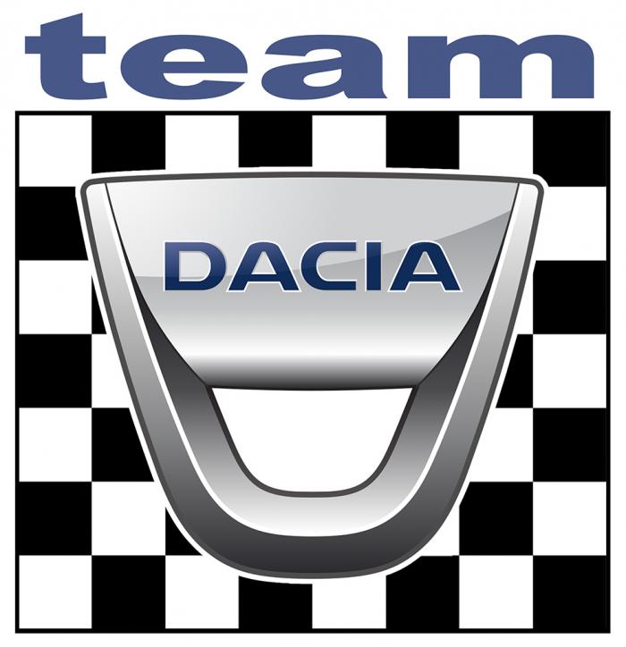 Sticker DUSTER DACIA TEAM : Couleur Course