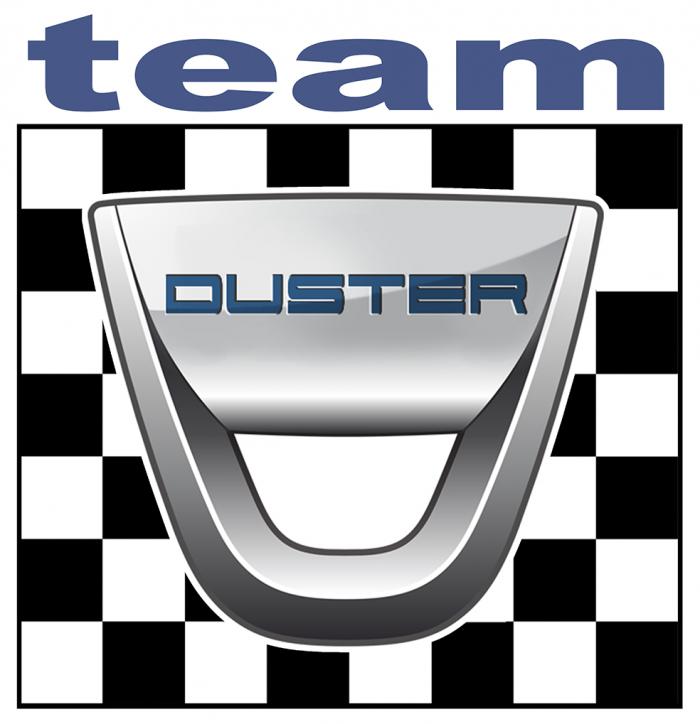 Sticker DUSTER DACIA TEAM : Couleur Course