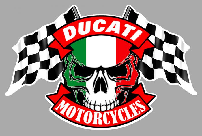 Sticker DUCATI : Couleur Course